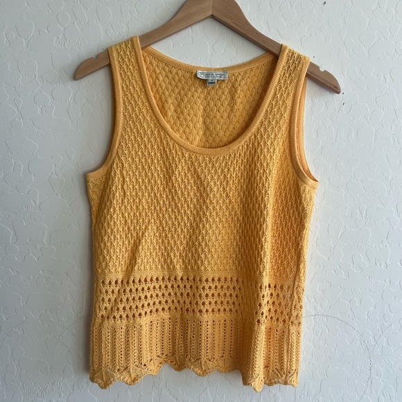 Vintage orange St. John Sport wool blend knitted top - Picture 3 of 6